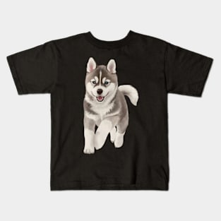 Siberian husky Kids T-Shirt